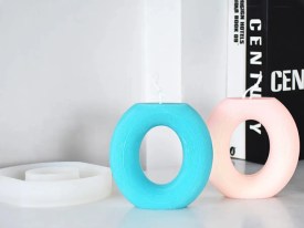 Molde silicona aro rayado